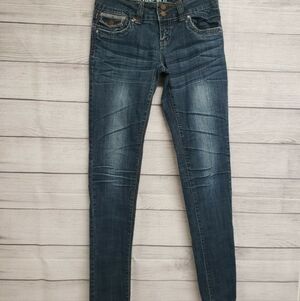 Hydraulic Womens Blue Medium Wash Vikki Legging Denim Skinny Jeans Size 5/6